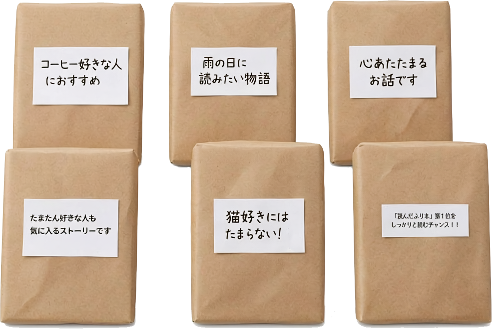 本のおすそわけ 展示の様子